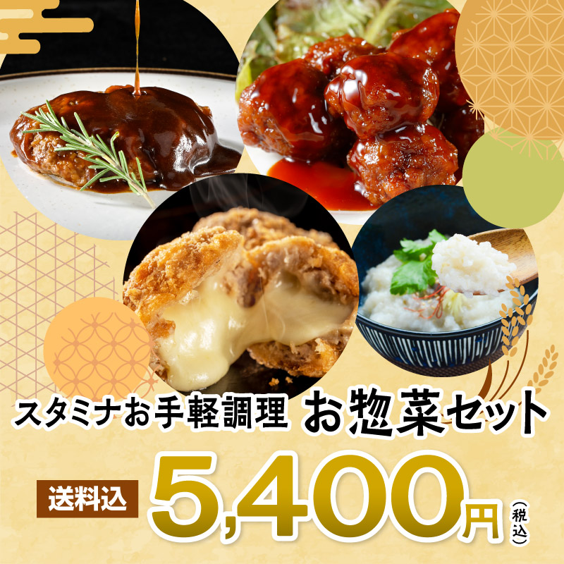 【敬老の日特別商品】スタミナ★お手軽 調理お惣菜セット