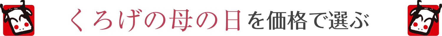 くろげの母の日を価格で選ぶ