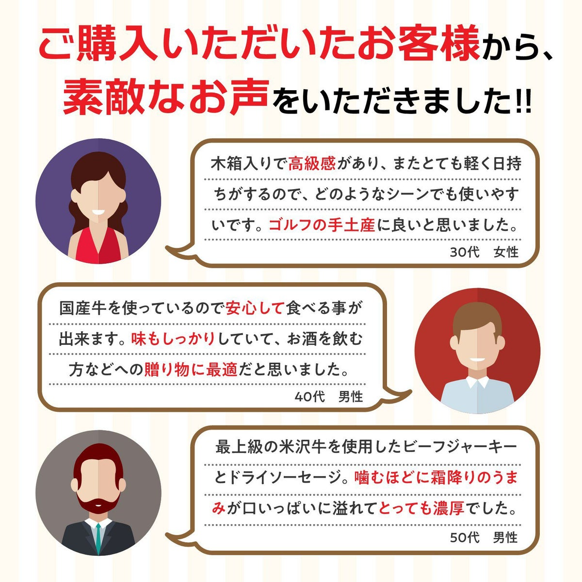 大容量で大満足間違いなし！米沢牛ビーフジャーキー（３袋）&ドライソーセージ（3袋）セット